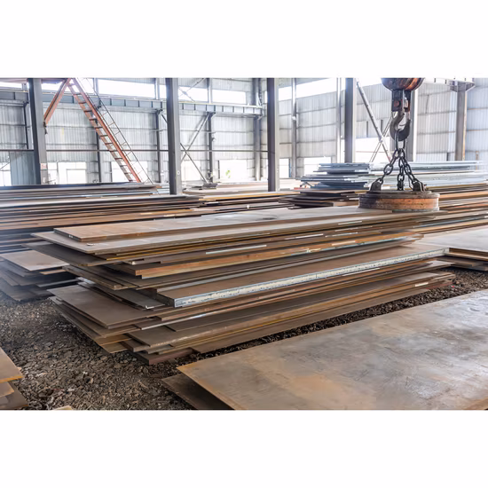ASTM China Mill Factory Q235A Q255A SA285grc P355nl2 Spv490q A537cl2 Q355ND Spv355 Горячекатаная пластина из мягкой углеродистой стали Ms для строительных материалов и строительства